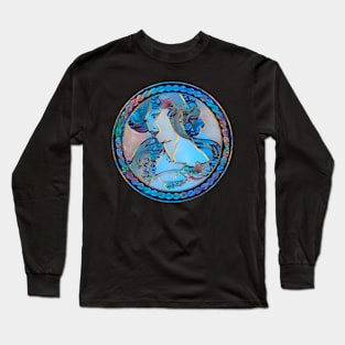 Framed Dream of Vitrail Pour la facade de la Boutique Fouquet Long Sleeve T-Shirt